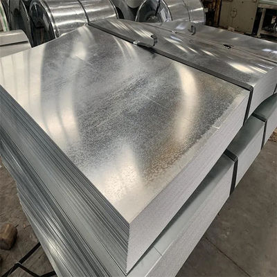 স্ট্যান্ডার্ড জিংক লেপা ইস্পাত ধাতু শীট 0.12-4.0mm বিভিন্ন অ্যাপ্লিকেশন জন্য