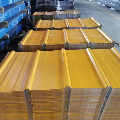 গ্যালভানাইজড লেপযুক্ত ধাতব corrugated ছাদ শীট প্যানেল OEM ODM
