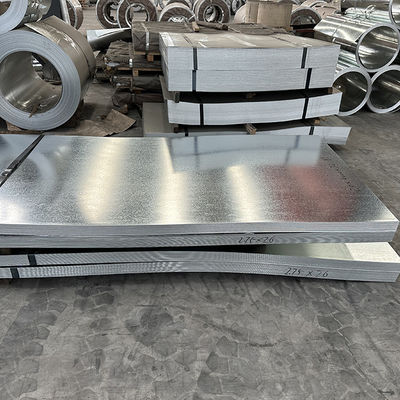 স্ট্যান্ডার্ড জিংক লেপা ইস্পাত ধাতু শীট 0.12-4.0mm বিভিন্ন অ্যাপ্লিকেশন জন্য